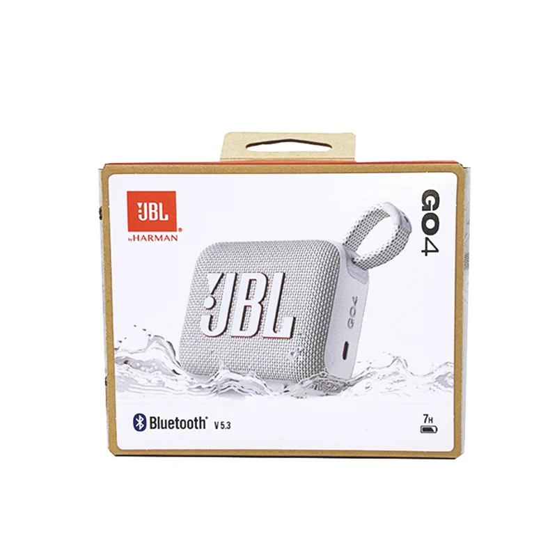 JBL GO 4 Go4 Ultra Portable Bluetooth Speaker JBL Pro Sound with Punchier bass IP67 Multi-Point Connection 7 hours Playtime