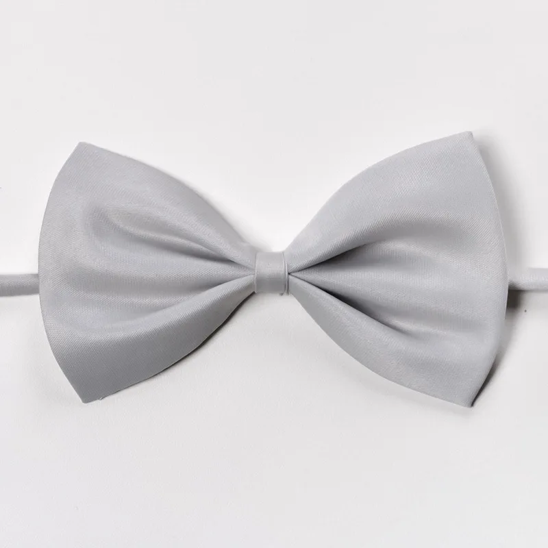 Men Adult Bow tie Solid Color Classic Fashion Wedding Party Formal Gift Multicolor Adjust Neck Bow Tie