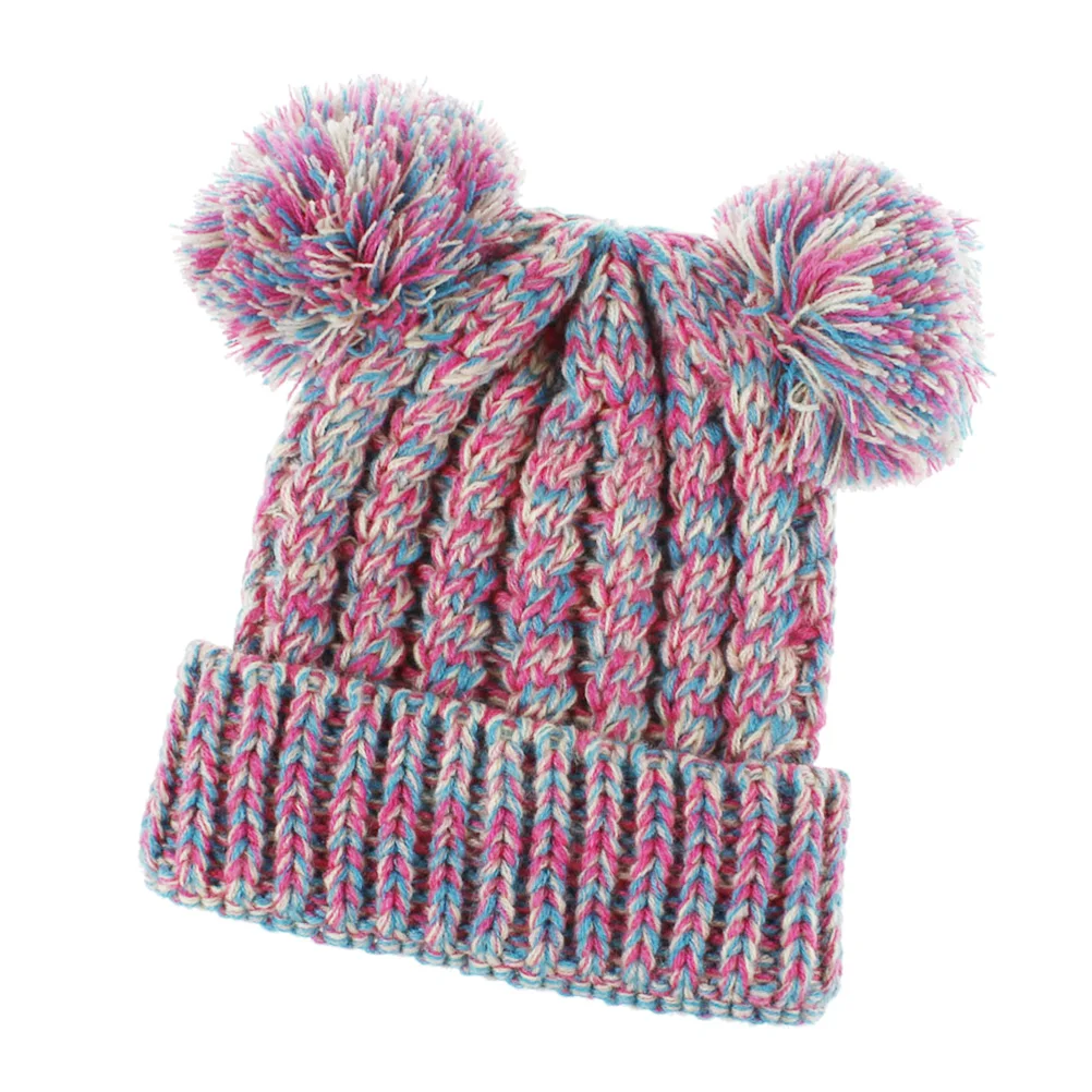 

two hat knit hat winter beanie hat knit warm cap winter hat winter warm
