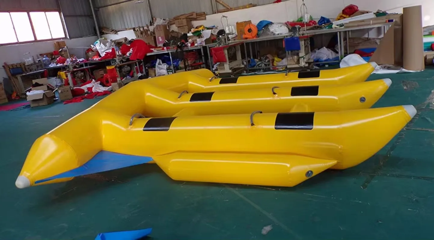 سحب نفخ زلاجات المياه الطائرة أنبوب السمك الطائر لعب المياه معدات البحر قارب الموز