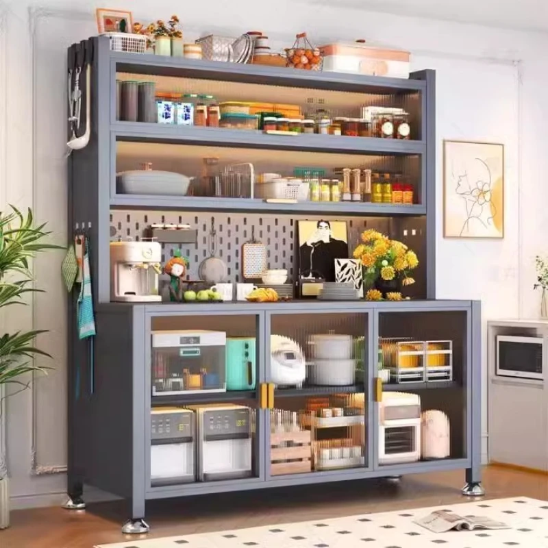 

Nordic Minimalism Display Iron Art Thickening Entryways Sideboard Portability Kitchen Racks Storage Locker Home Furniture
