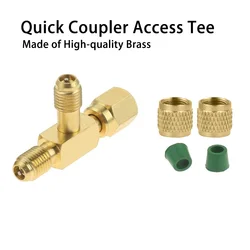 Quick Coupler Access Tee 1/4