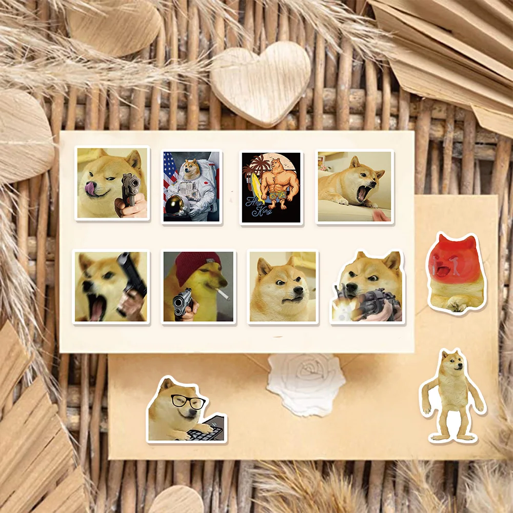 50 STKS Creatieve Zorgen Hond Fun Hond Serie Stickers DIY Bagage Skateboarden Laptop Waterdichte Stickers