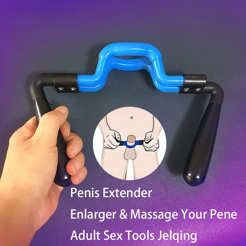 Male Penis Stretching Exercise Extender Stretcher Sex Toys Masturbation Stretcher Massage Penis Enlargement Growth Stretcher Pe