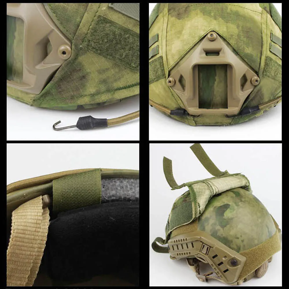 Funda de casco táctico camuflaje – Cubierta protectora para Airsoft - imagen 2