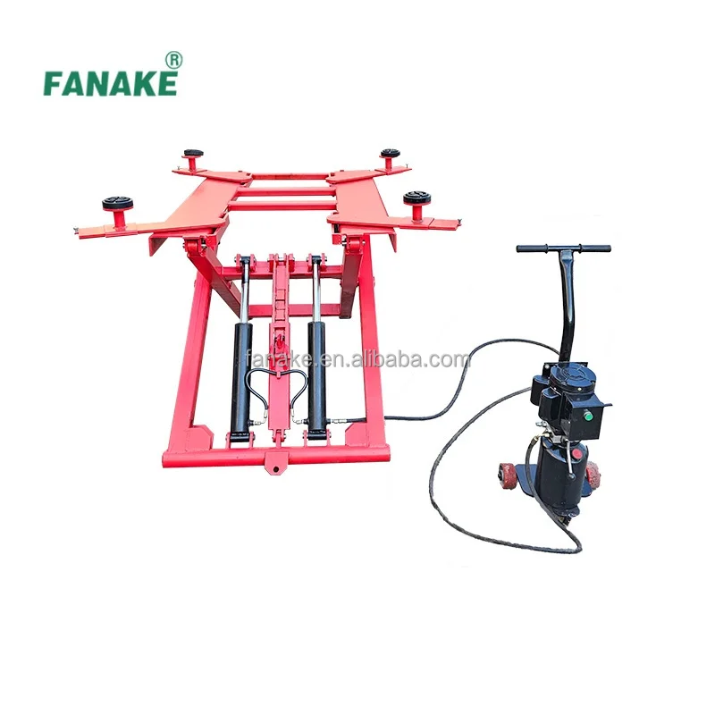 

Заводская цена 1,4 м, высота подъема, маленькое портативное подвижное колесо, подъемник для электромобиля, цены, автомобильный подъемник