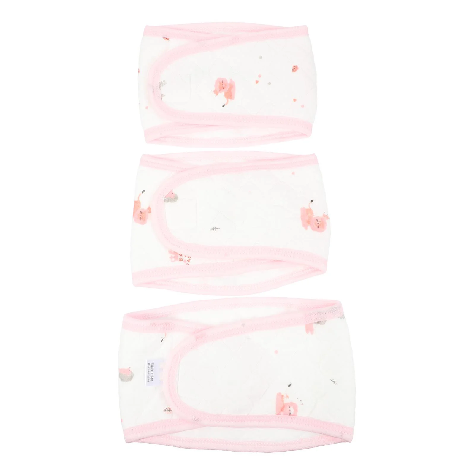 

3pcs Baby Belly Bands Newborn Cotton Navel Belt Soft Abdominal Wrap For Infant Toddler Warm Bellyband Protection Indoor Outdoor