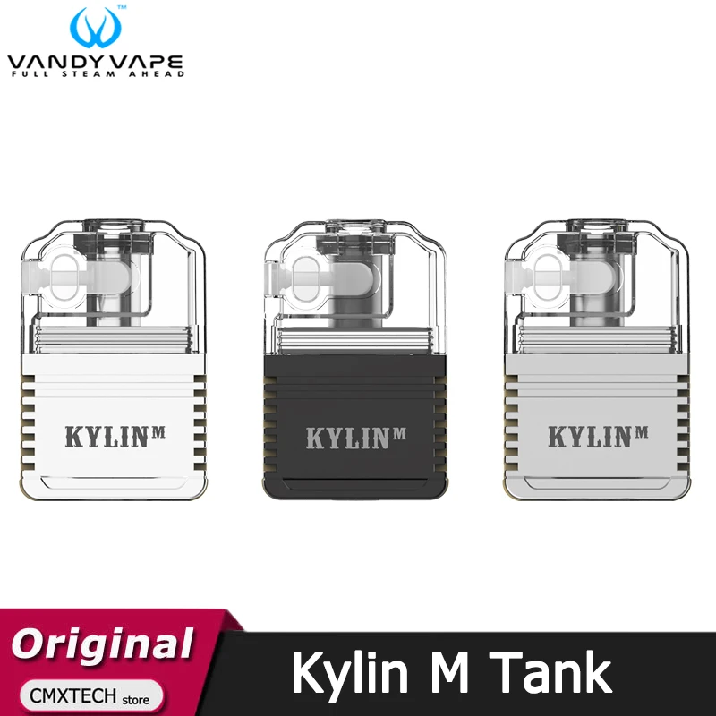 Original Vandy Vape Kylin M Tank Mesh RTA 24mm 3ml Atomzier Electronic Cigarette Vapoirzer For Pulse AIO / Pulse AIO.5 Kit