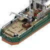 Moc 빌딩 벽돌 군사 선박 모델 Minitype 낚시 보트 기술 모듈 형 블록 선물 크리스마스 장난감 DIY 세트 조립 3