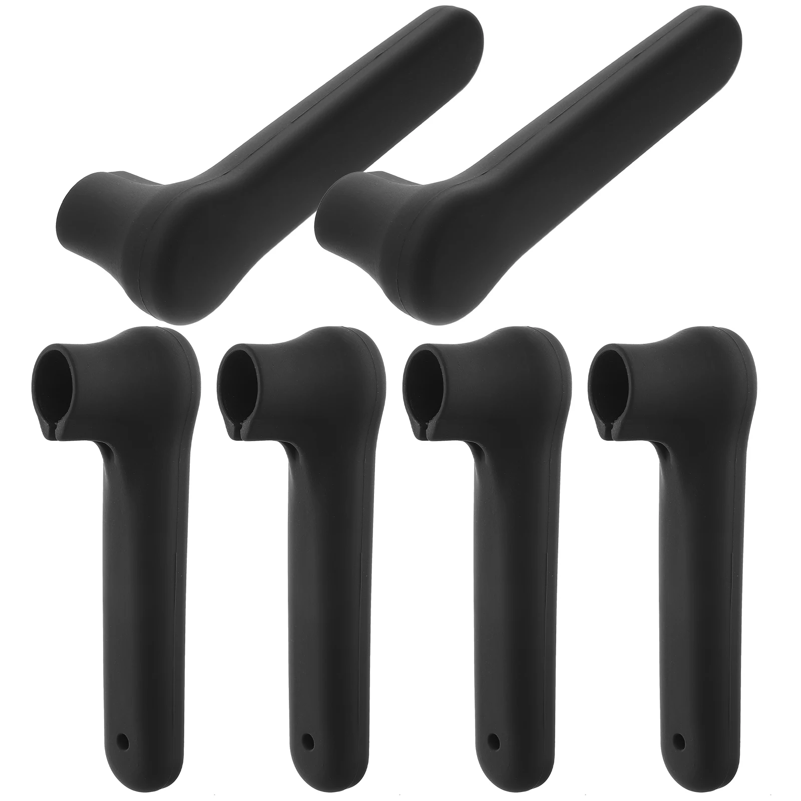 

6 Pcs H Cover Silicone Baby Proof Anti Collision Protection Soundproofing Door Knob Cover Door H les Protector Prevent Hurt