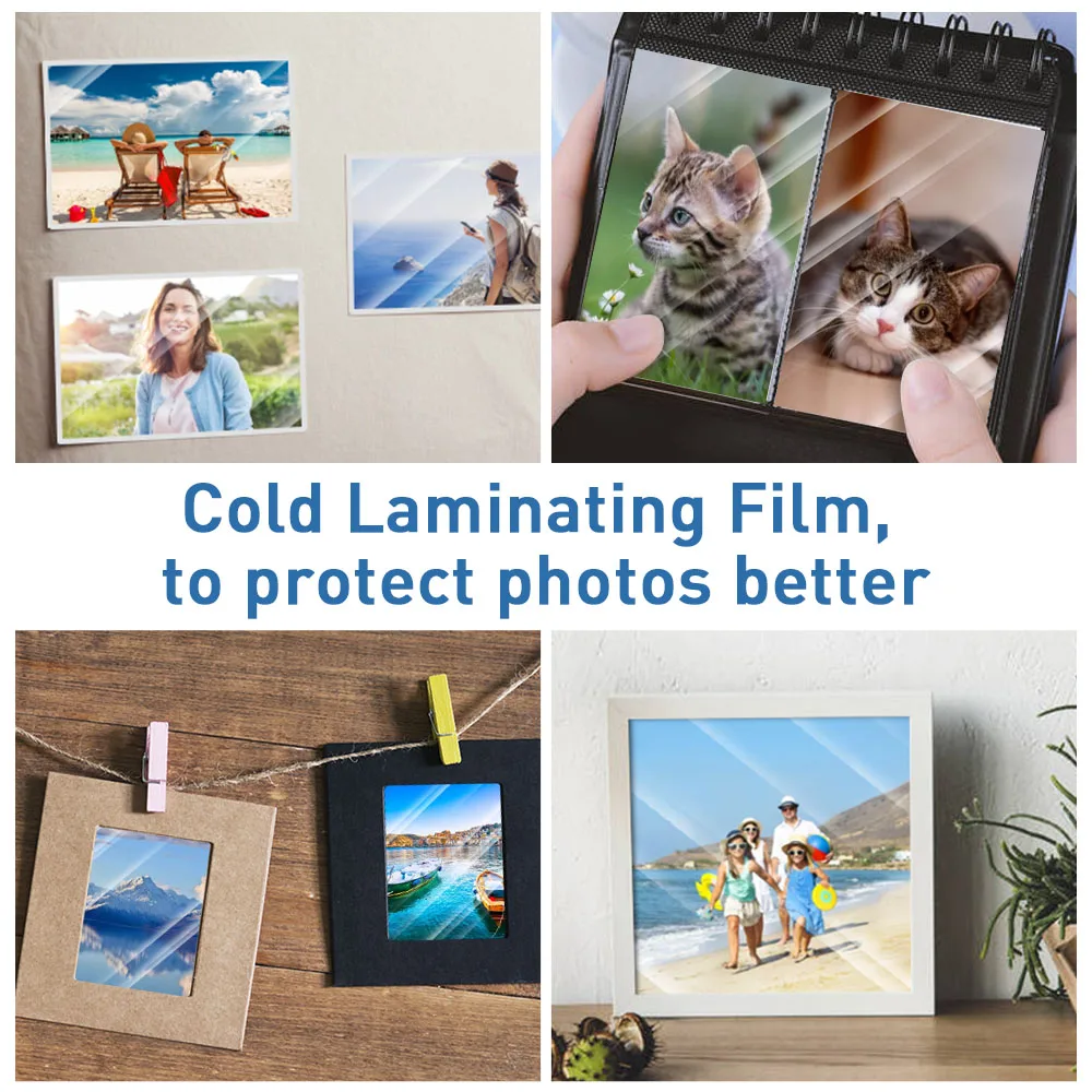 Imagem -06 - Folhas Holográficas Transparente Filme de Laminação a Frio a4 Auto-adesivo Stars Dots Faça Você Mesmo Pacote Cartão de Cor Foto Filme de Laminação 10