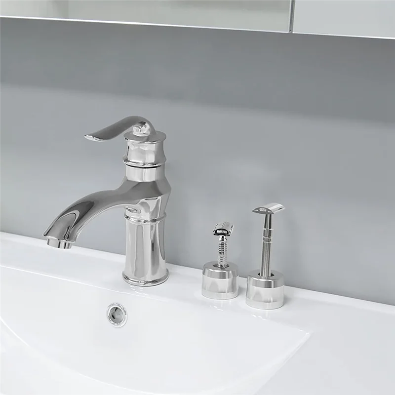 Soporte de maquinilla de afeitar de seguridad A66K-2 uds, diámetro de apertura de 0,7 pulgadas (18,5 Mm), soporte de afeitado para hombres para baño para Gillette Skinguard