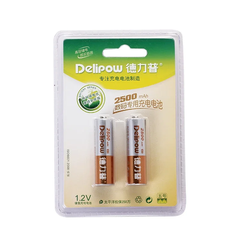 رقم بطارية ديليبو. 5 رقم. 5 بطارية شحن سعة كبيرة رقم البطارية. 5 KTV خاص AA2500 Ma خلية ليثيوم أيون قابلة للشحن