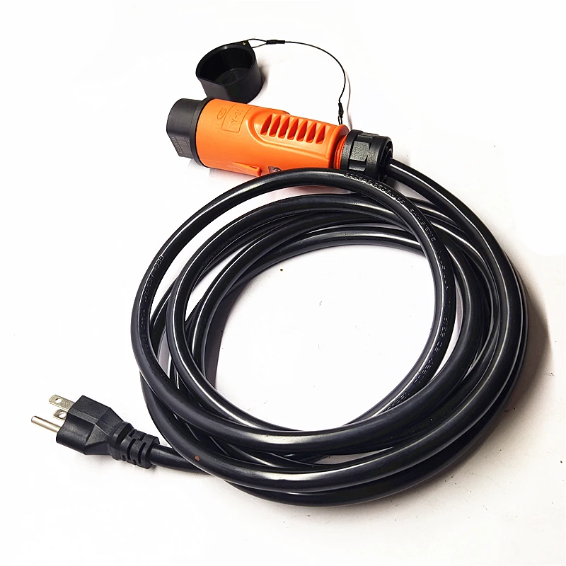 EV Car Charging Power YEEDA Y-30 110-220V 16A Plug with US Plug for golf cart 3m/118in