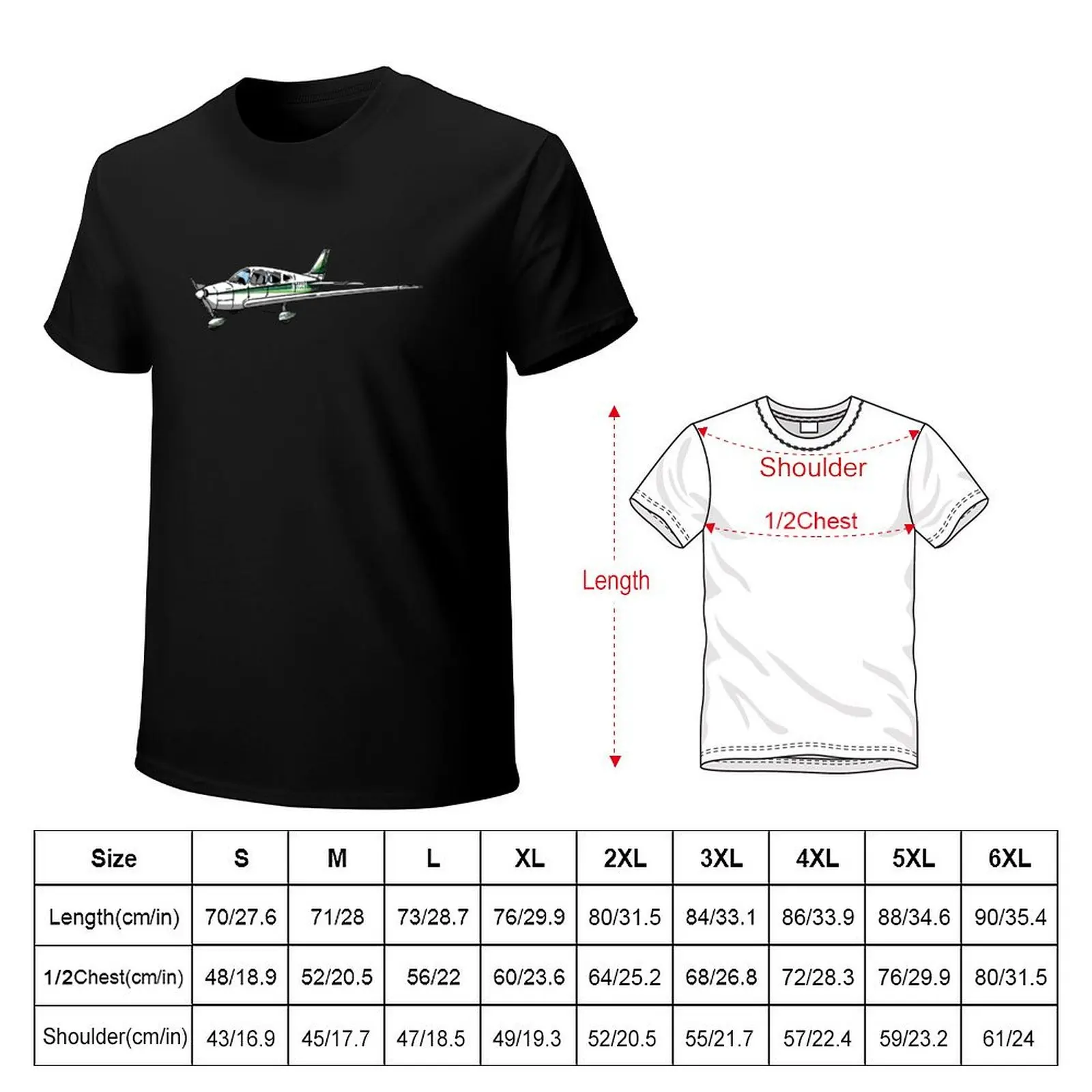 Piper Cherokee N56691 T-Shirt Casual Graphic Print Tee