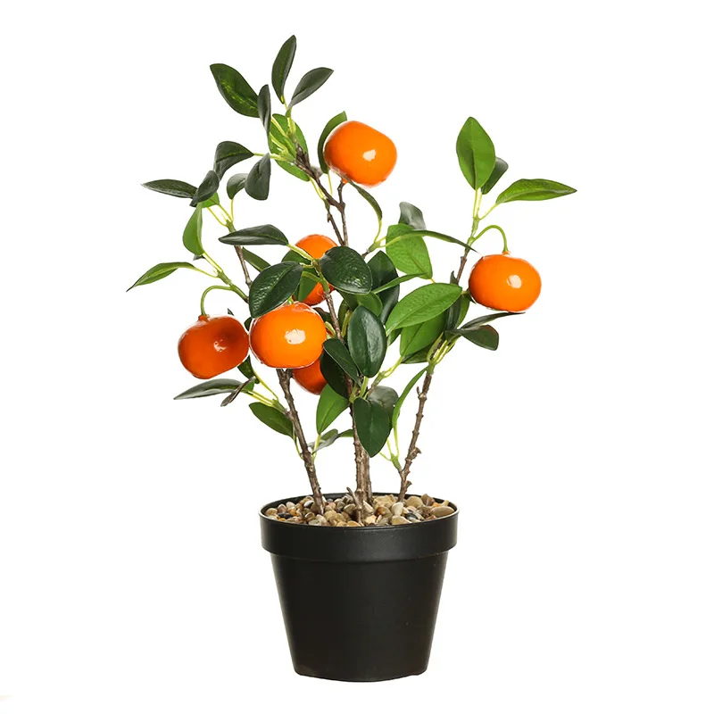 New manufacturers simulation plant artificial fruit bonsai creative indoor small ornaments green plant potted