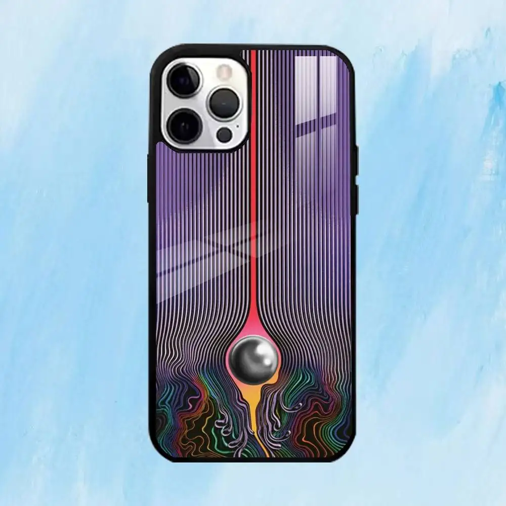 T-Tame Impala Psychedelic Art Phone Case For iPhone17,16,15,14,13,12,11 Plus,Pro Max Magnetic For Magsafe Wireless Charging