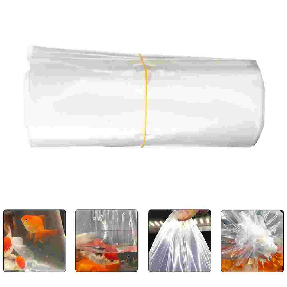 

50 Pcs Fish Packing Bag Plastic Bags Leak-proof Live Storage Clear Durable Transport Thicken Shipping