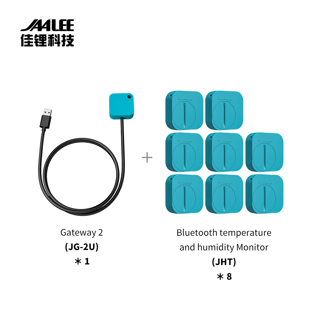 

JAALEE JHT Water-Resistant Indoor/Outdoor Temperature/Humidity/Dewpoint/VPD Smart Sensor Thermometer/Hygrometer Logger Export