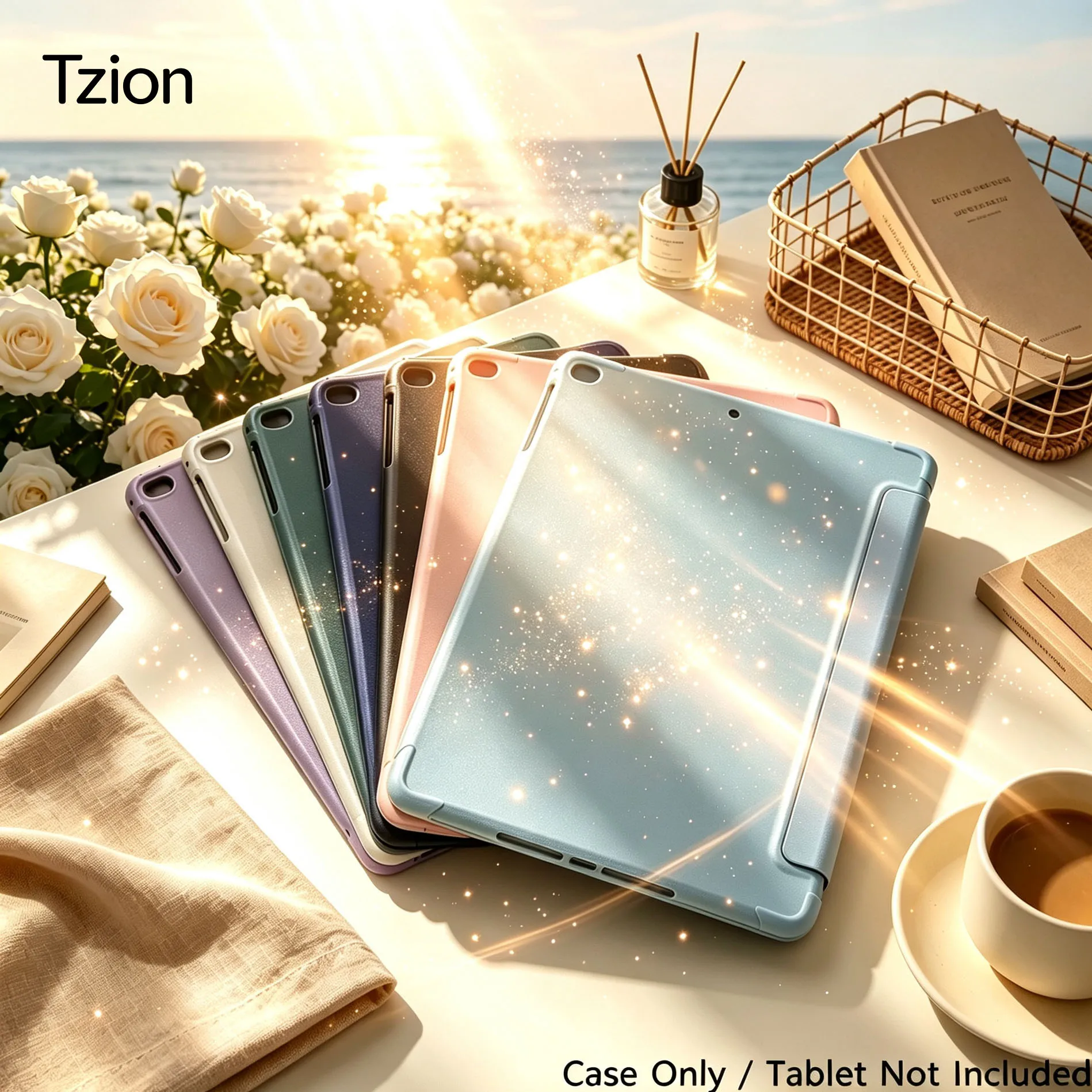 Case for iPad 9th / 8th / 7th Generation 10.2 inch (2021/2020/2019 ),With Pencil HolderMagnetic Tri-Fold DesignAuto Sleep/Wake