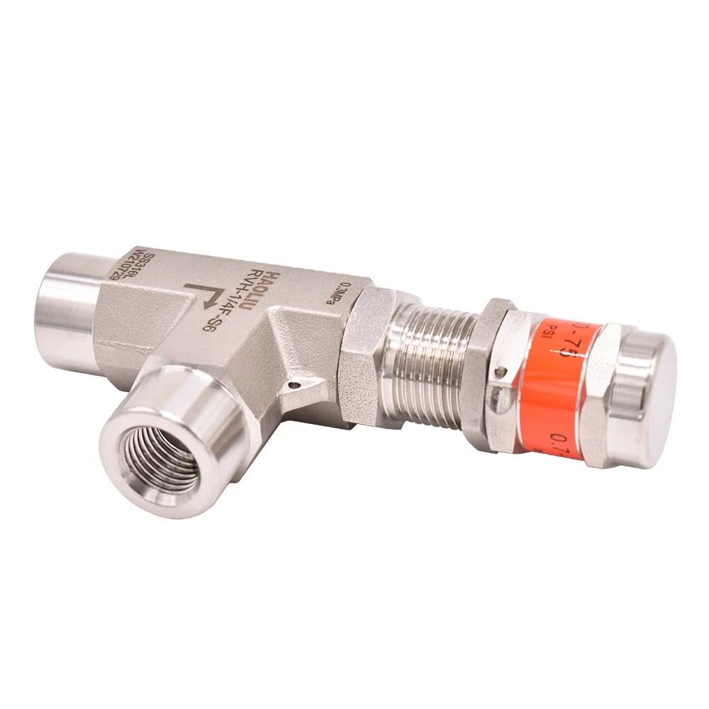 

Пропорциональный предохранительный клапан с внутренней резьбой из нержавеющей стали для обслуживания жидких газов