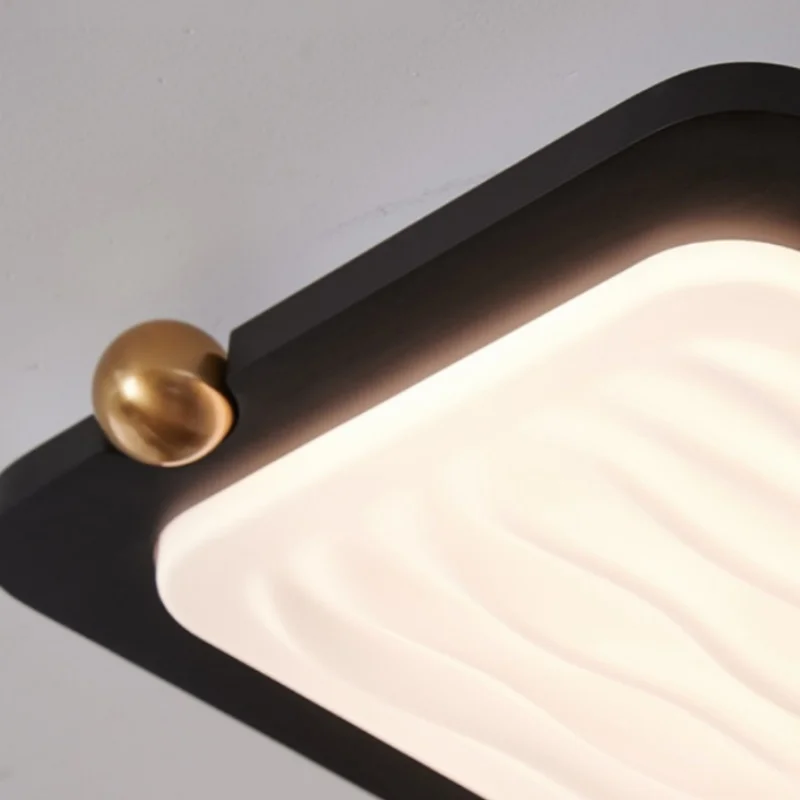 Wood Acrylic Celling Light Vintage Lamp for Corridors Bedroom