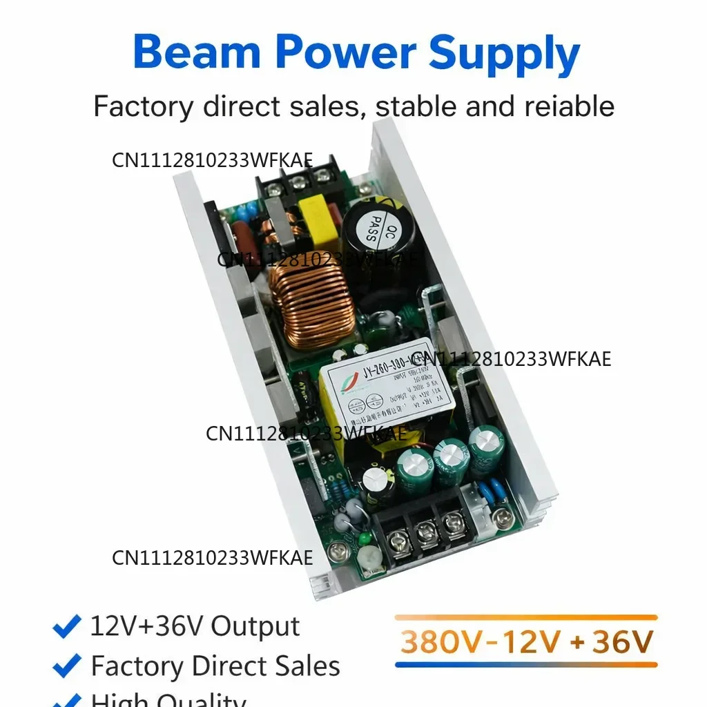 New 8R 9R 10R Stage Beam Light Driver Ballast SMPS Switched Mode Power Supply Drive Part 260W 280W 380V 36V 24V 12V