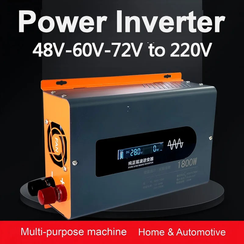 Dual USB Car Inverter 150W 200W Pure Sine Wave 12V to 220V Power Inverter for Smartphone and Tablet Charging