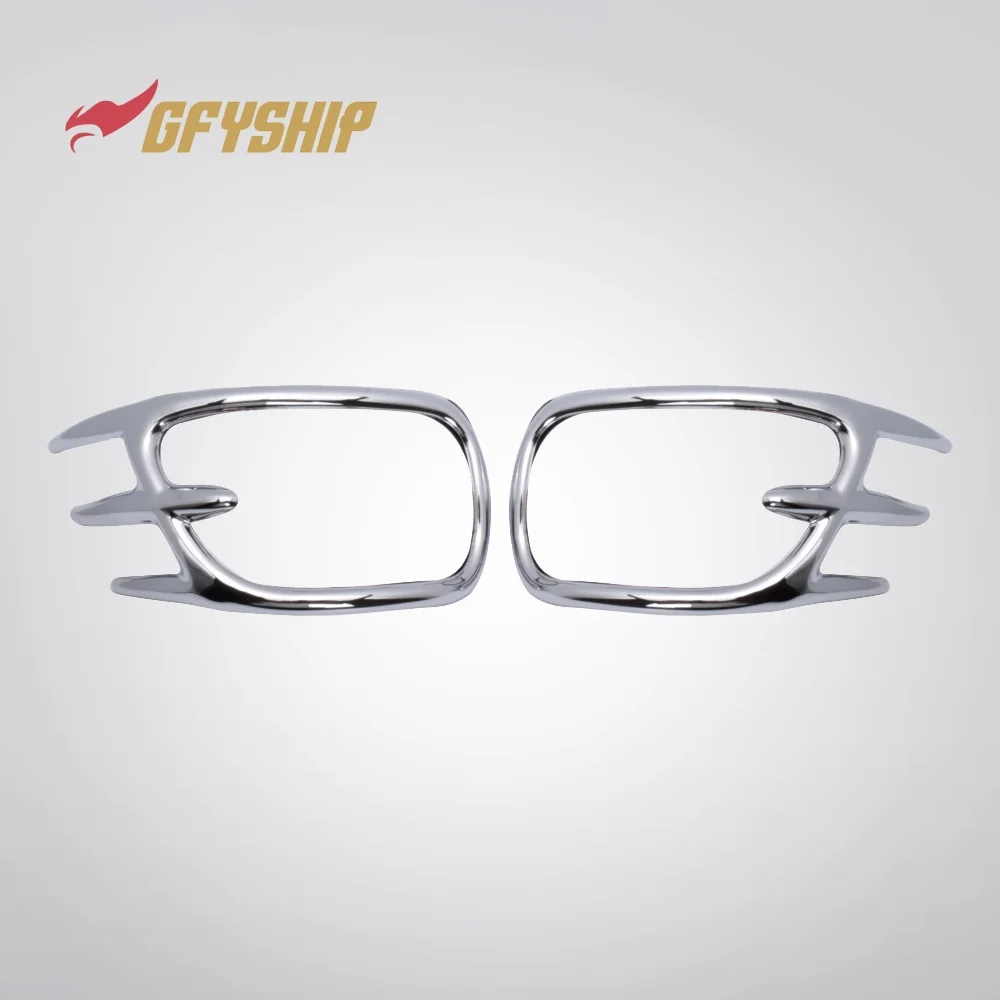 Motorcycle Self‑Adhesive Chrome Mirror Turn Signal Trim Covers For Honda GL1800 Goldwing 2001-2017