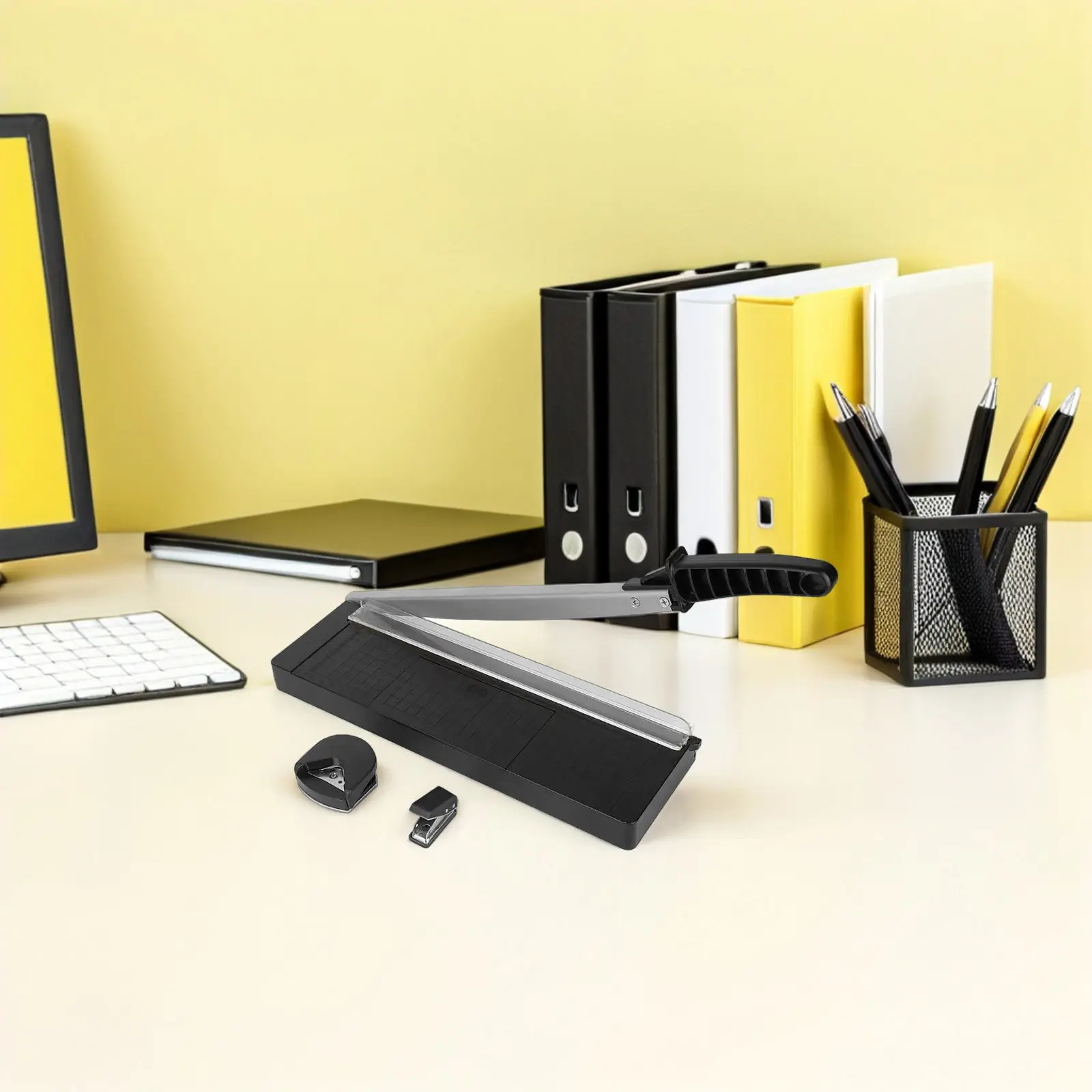 

Роторный резак для бумаги, прецизионный триммер, настольная ручная машина для резки бумаги для офиса, школы, рукоделия, фотомонтажа, изготовления открыток и творчества.