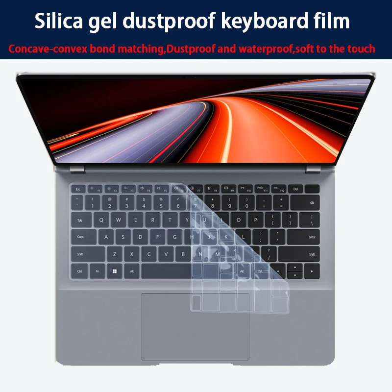 

Силиконовая пленка для клавиатуры для HUAWEI MateBook GT 14, ENZH-16/ENZH-32, пленка для экрана ноутбука HD, закаленная пленка, антисиняя пленка