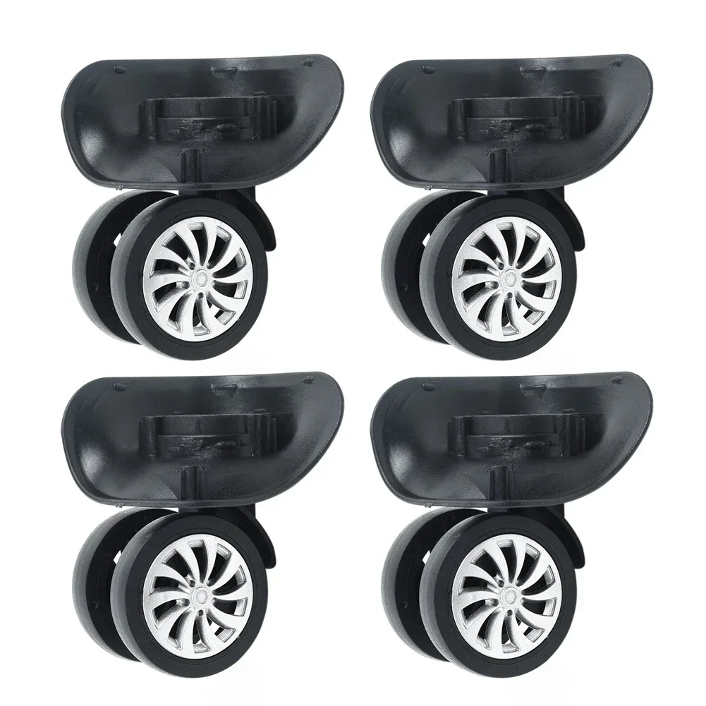 4pcs Universal Luggage Swivel Caster Wheels Replacement Travelling Bag Travel Suitcase Outdoor Travel Accessories