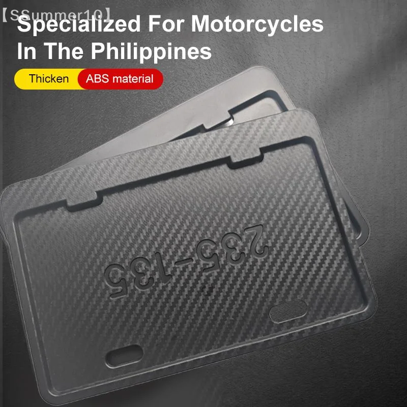 

【SSummer10】Motorcycle License Plate Frames Universal Rustproof License Plate Holder Front Rear License Plate Holders 2 Holes【SS】