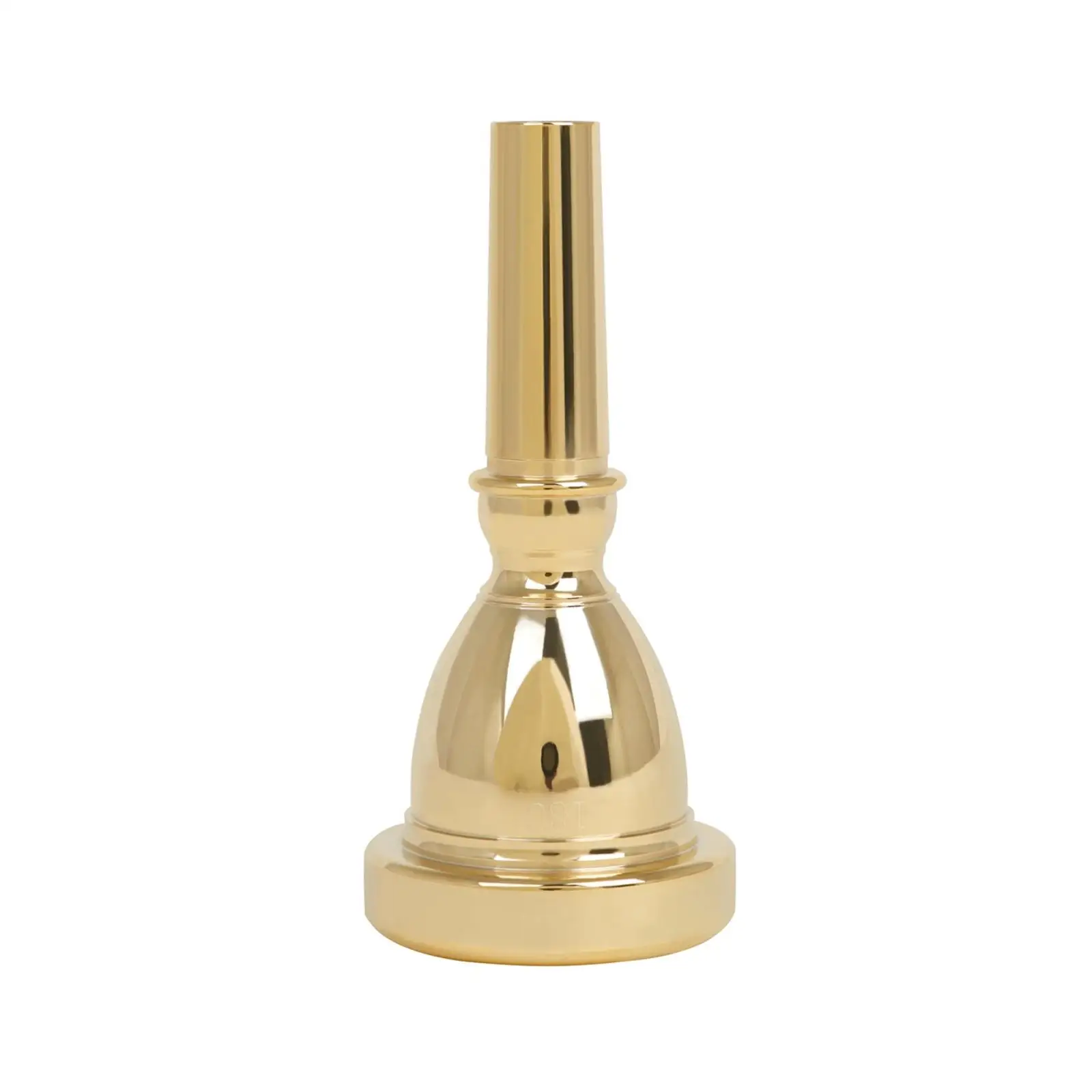 18C French Lip Embouchure Piece Polished Brass French Lip Embouchure Piece with Storage Case Precision-Machined for Training