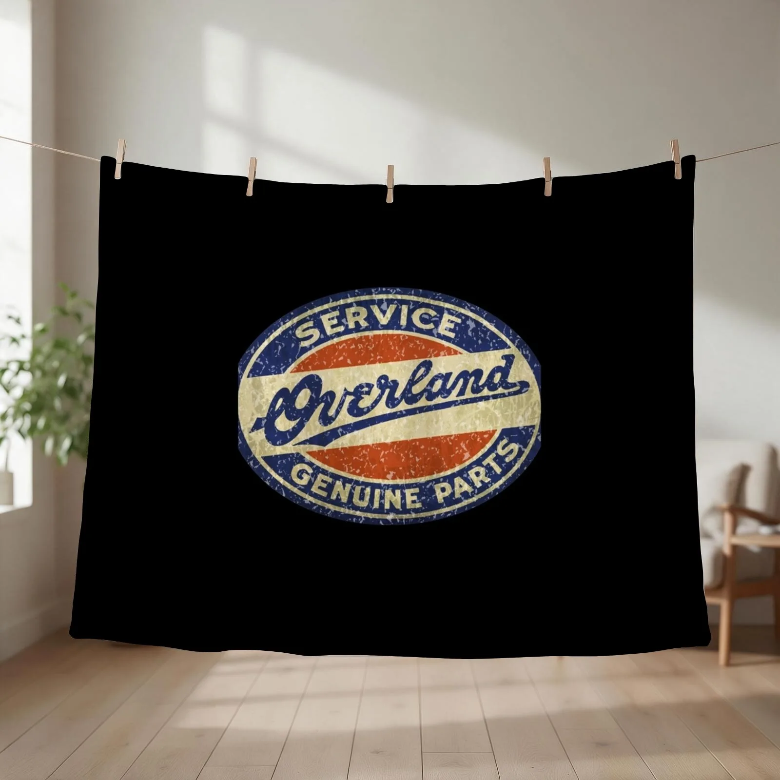 Willys Overland Service sign Throw Blanket sofa bed Luxury Brand Extra Large Throw Bed Blankets
