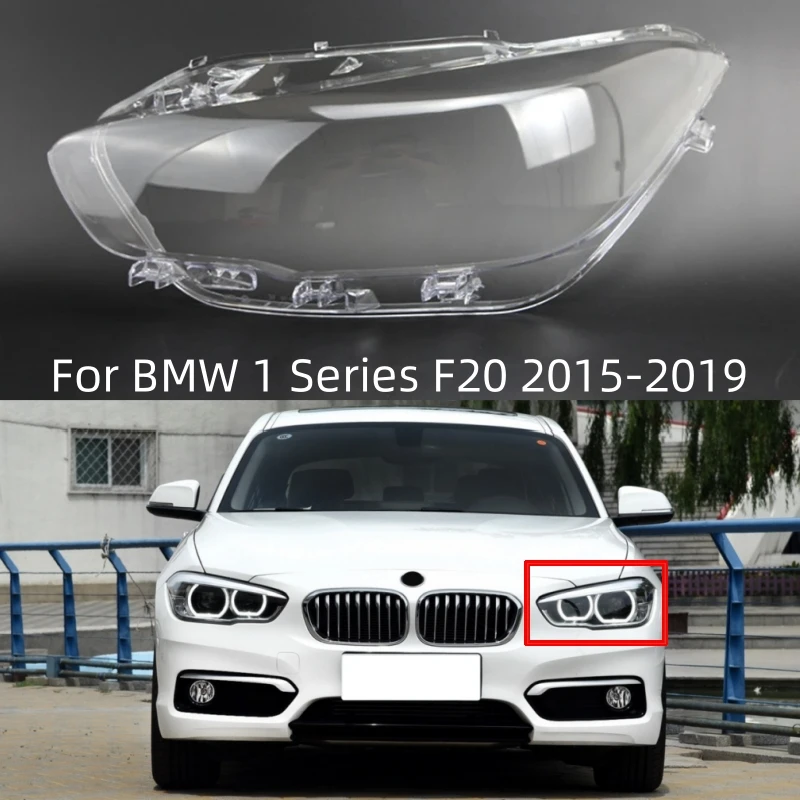 

For BMW 1 Series 2015 2016 2017 2018 2019 F20 116i 118i 120i Car Headlights Glass Lens Cover Transparent Lampshade Shell Glass