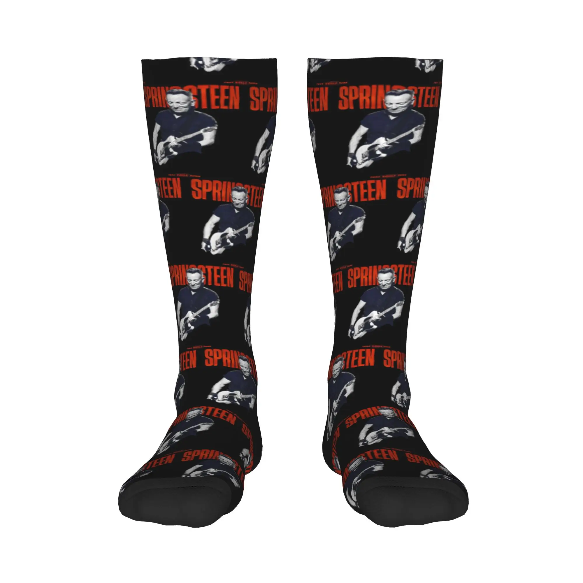 Всесезонные чулки для экипажа, носки Брюса Спрингстена, длинные носки в стиле Харадзюку, аксессуары для мужчин и женщин, подарки