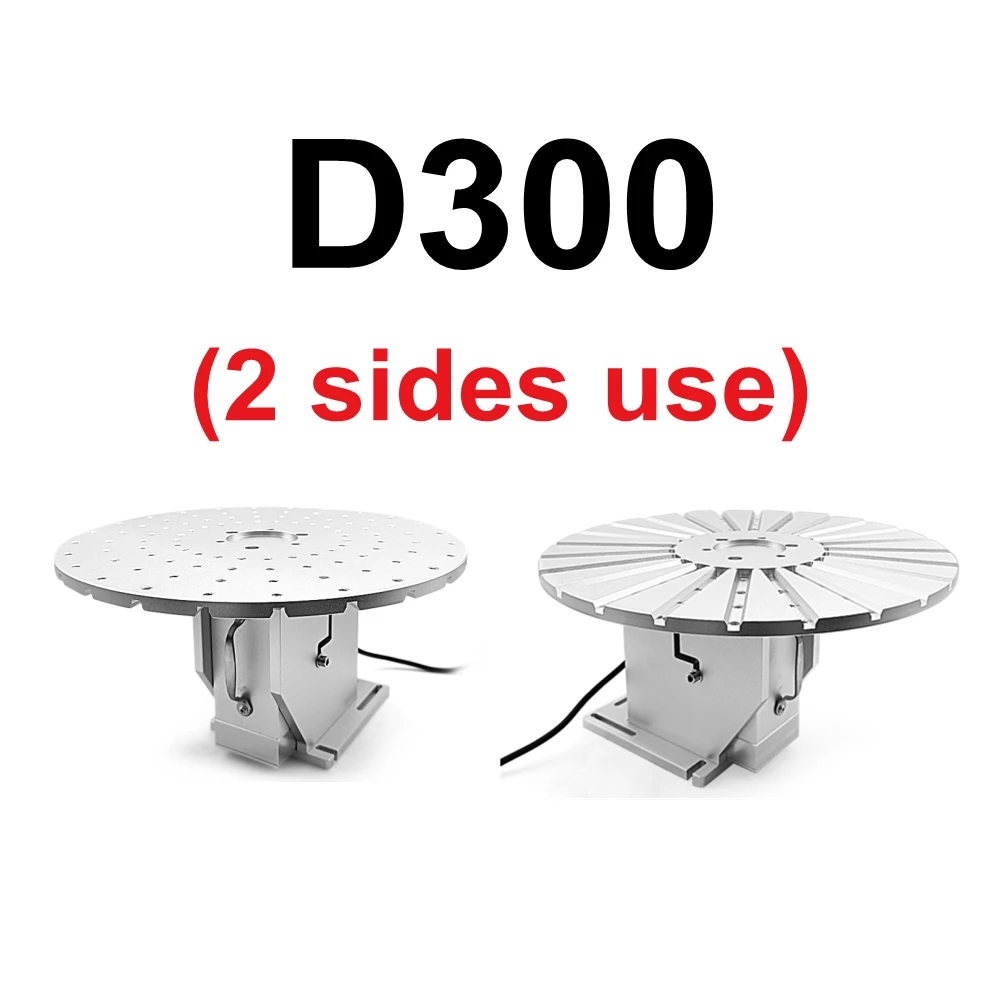 

D300 Round Wheel Professional Rotary Axis for Pen Solder Tip 2 Sides Use TD400 Version Flat Platform Fiber Laser Marking Machine