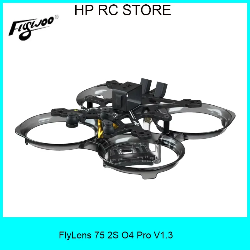 

Flywoo FlyLens 75 Frame Kit - 1.6-inch FPV Drone Frame, Compatible with O3 Lite/O4/O4 PRO
