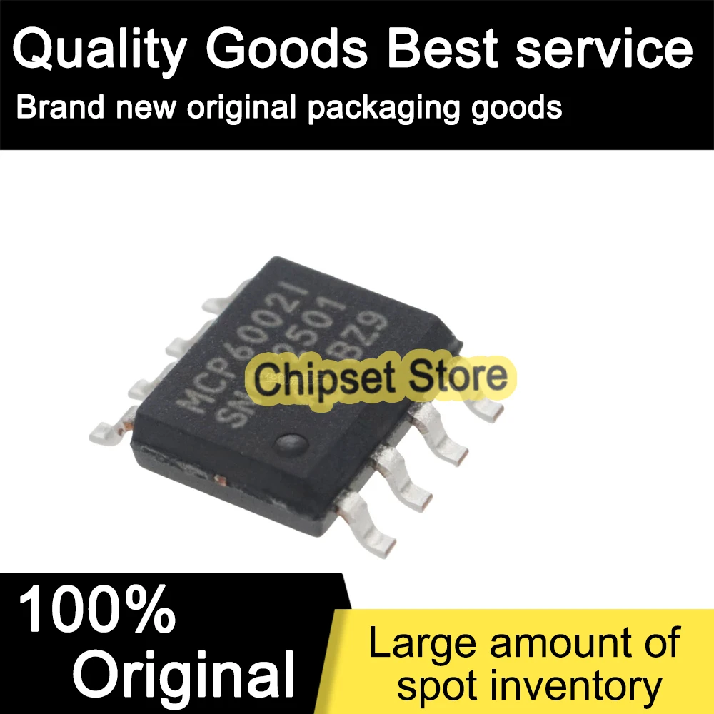 10pcs/lot MCP6002T-I/SN  SOP 100% Brand new