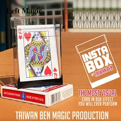 Insta Box By Taiwan Ben Magic Tricks Card in Box Chosen Card Appear in Box Poke Magia Props Close up Street Illusion Gimmicks