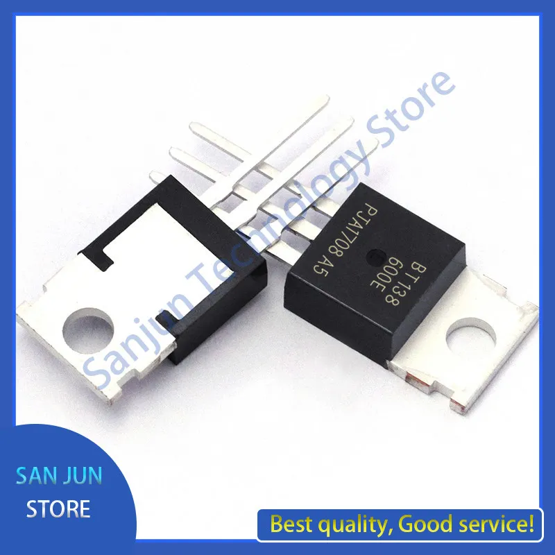 

Chip Triac Thyristor BT138-600E BT138 12A/600V TO-220