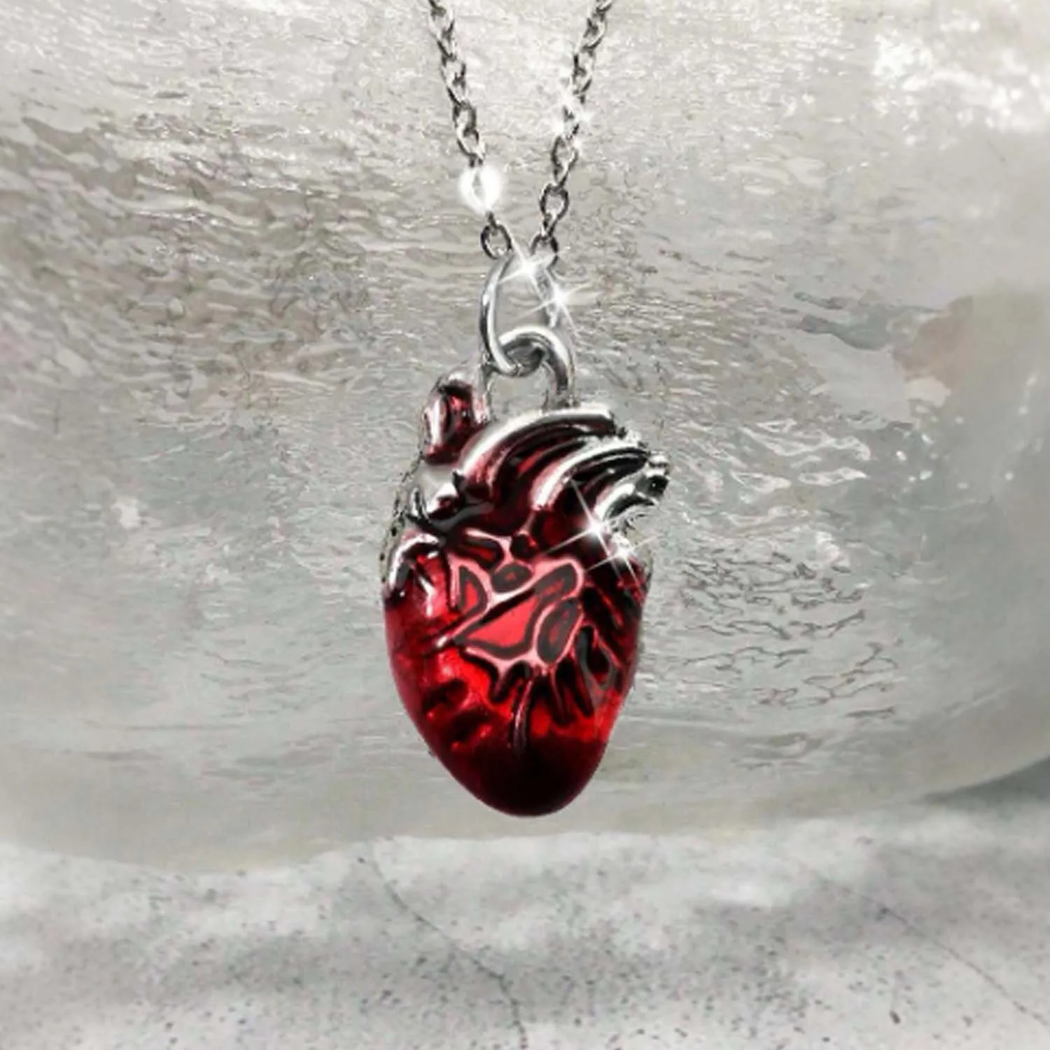 10pcs 16*25mm Gothic Human Organ Heart Charms Alloy Pendants For DIY Bracelet Necklace Earrings Jewelry Making Accessories
