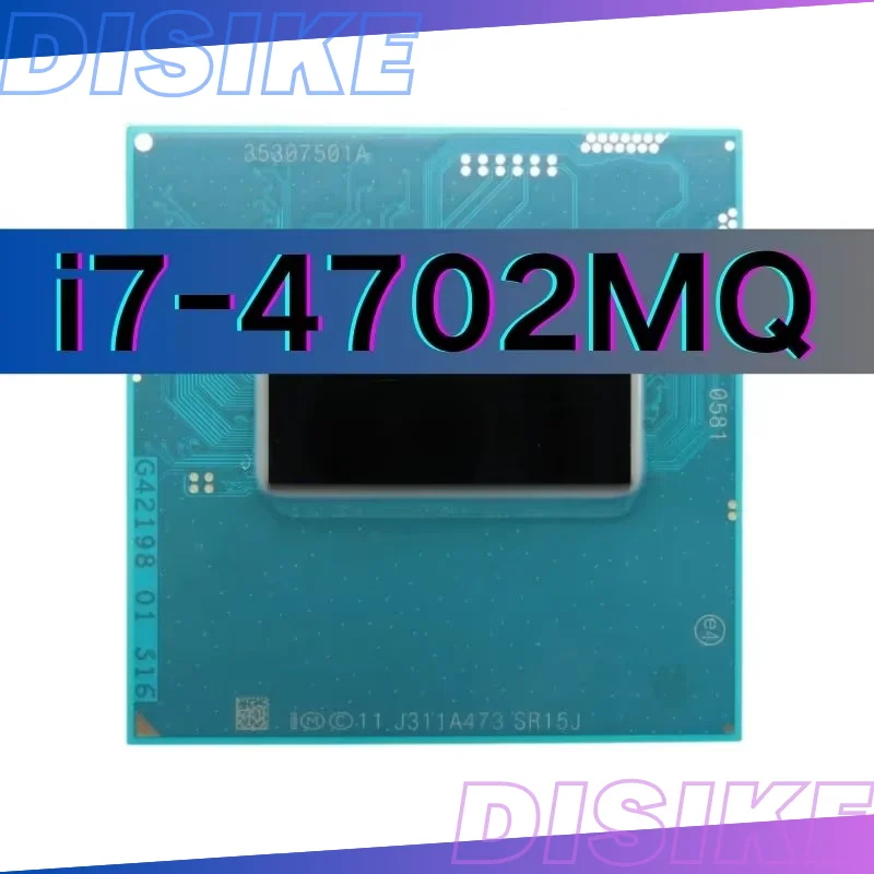 Core i7-4702MQ i7 4702MQ SR15J 2.2G-3.2G/6M 37W Quad Core 8 Thread Socket G3 / rPGA946B