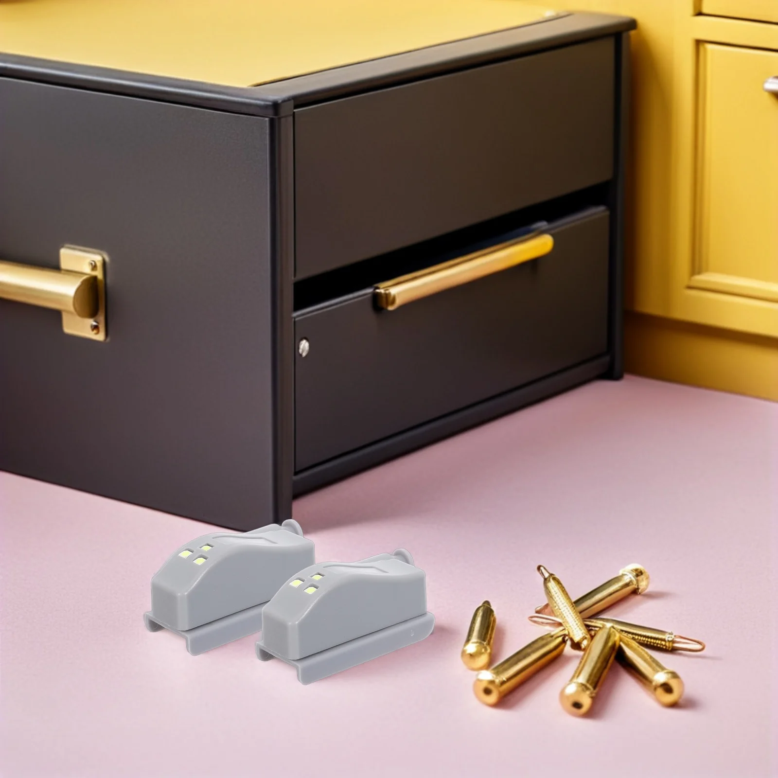 

Cabinet Hinge Lights LED Under Shelf Lighting Wireless Pir Motion Sensor Closet Light Bar for Home Kitchen Wardrobe