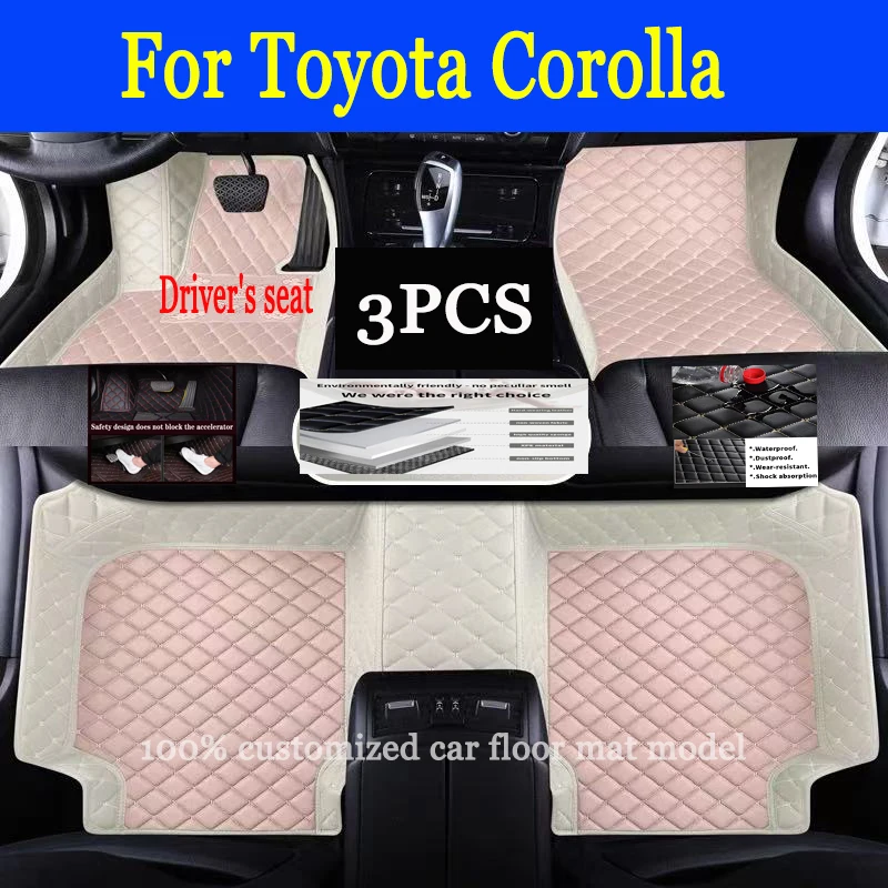 

Автомобильные коврики для Toyota Corolla 9-го поколения 2000 2001 2002 2003 2004 2005 2006, аксессуары для интерьера