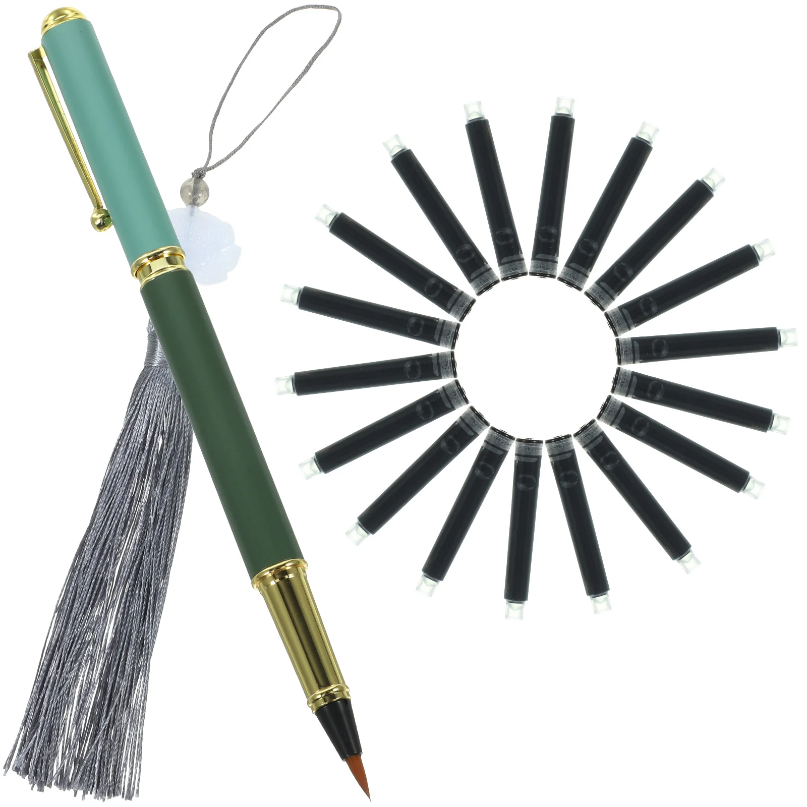 

Fountain Pen Brush Lettering Dedicated Lightweight Ink Cursive Alloy Refillable