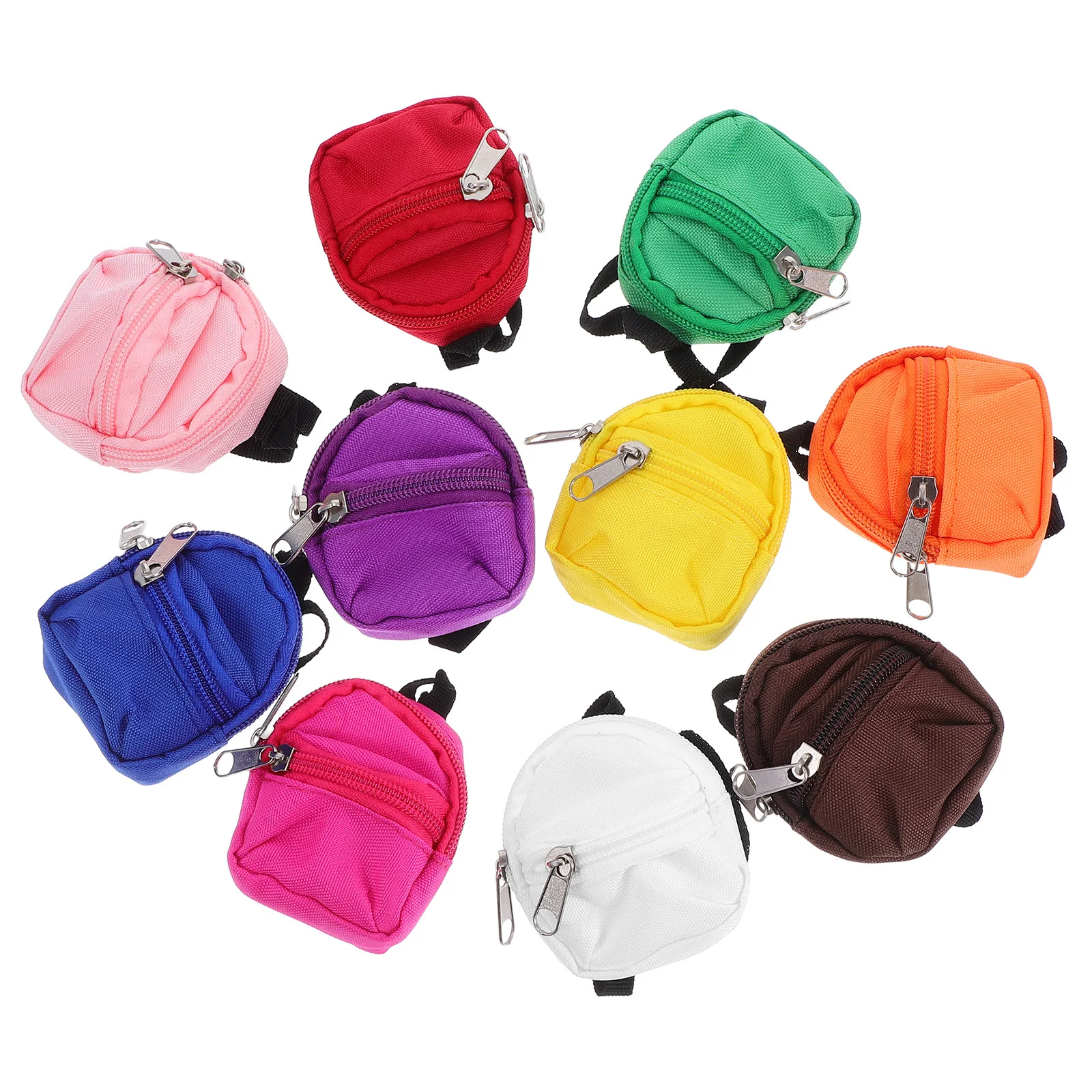 

10pcs Pretend Play Accessories School Baby Bags For Mini Backpack Carry Girls Backpack Case