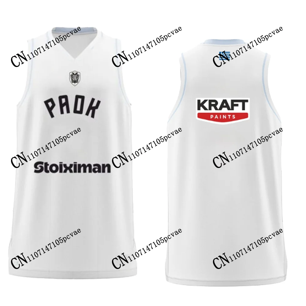 Greek Style 2026–27 PAOK Basketball T-shirt New Arrivals  Special Jersey  Adults & Kids Casual Top Kit Fans Tee