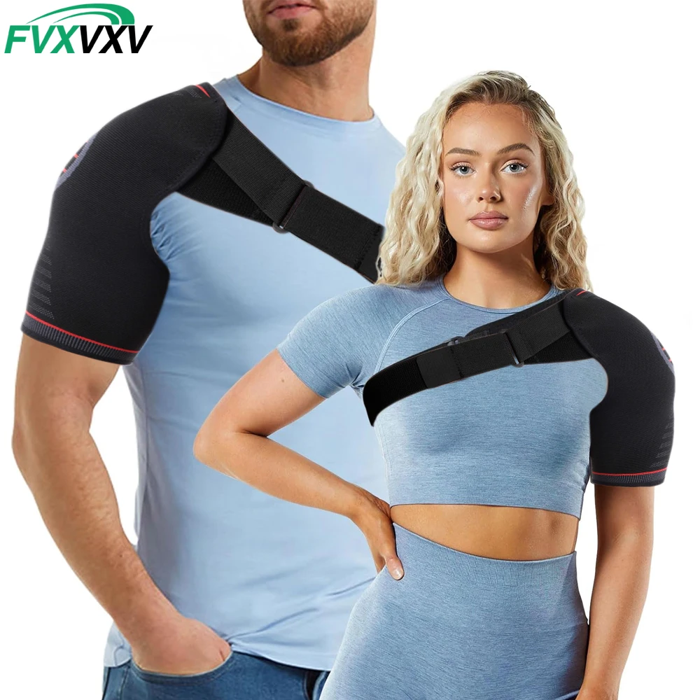 1 PCS Shoulder Support Brace for Rotator Cuff Pain Relief – Adjustable Compression Shoulder Wrap for Men Women, Torn Rotator Cuf